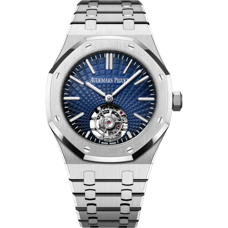 Audemars Piguet Royal Oak Tourbillon Ref. 26530ST.OO.1220ST.01 41MM Stainless Steel Blue Dial - Audemars Piguet