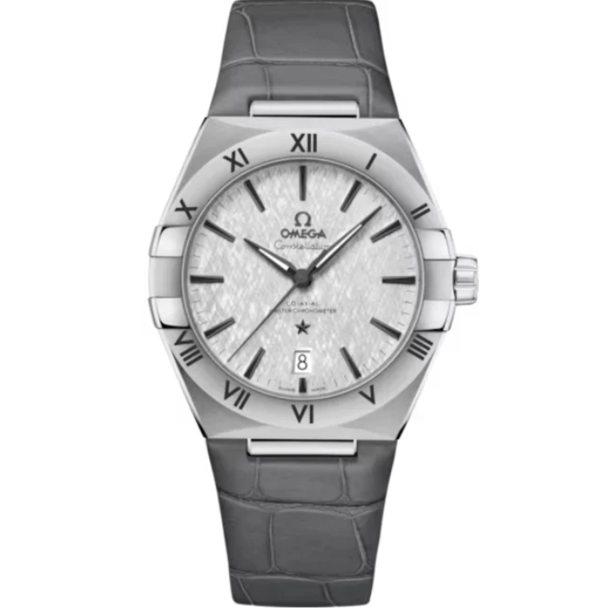 CONSTELLATION 39 MM STAINLESS STEEL WITH GREY DIAL - Omega