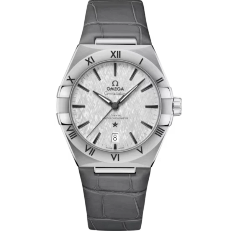 CONSTELLATION 39 MM STAINLESS STEEL WITH GREY DIAL - Omega