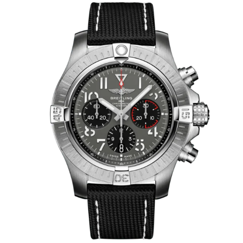 AVENGER B01 CHRONOGRAPH 45 MM STAINLESS STEEL WITH ANTHRACITE GRAY DIAL - Breitling