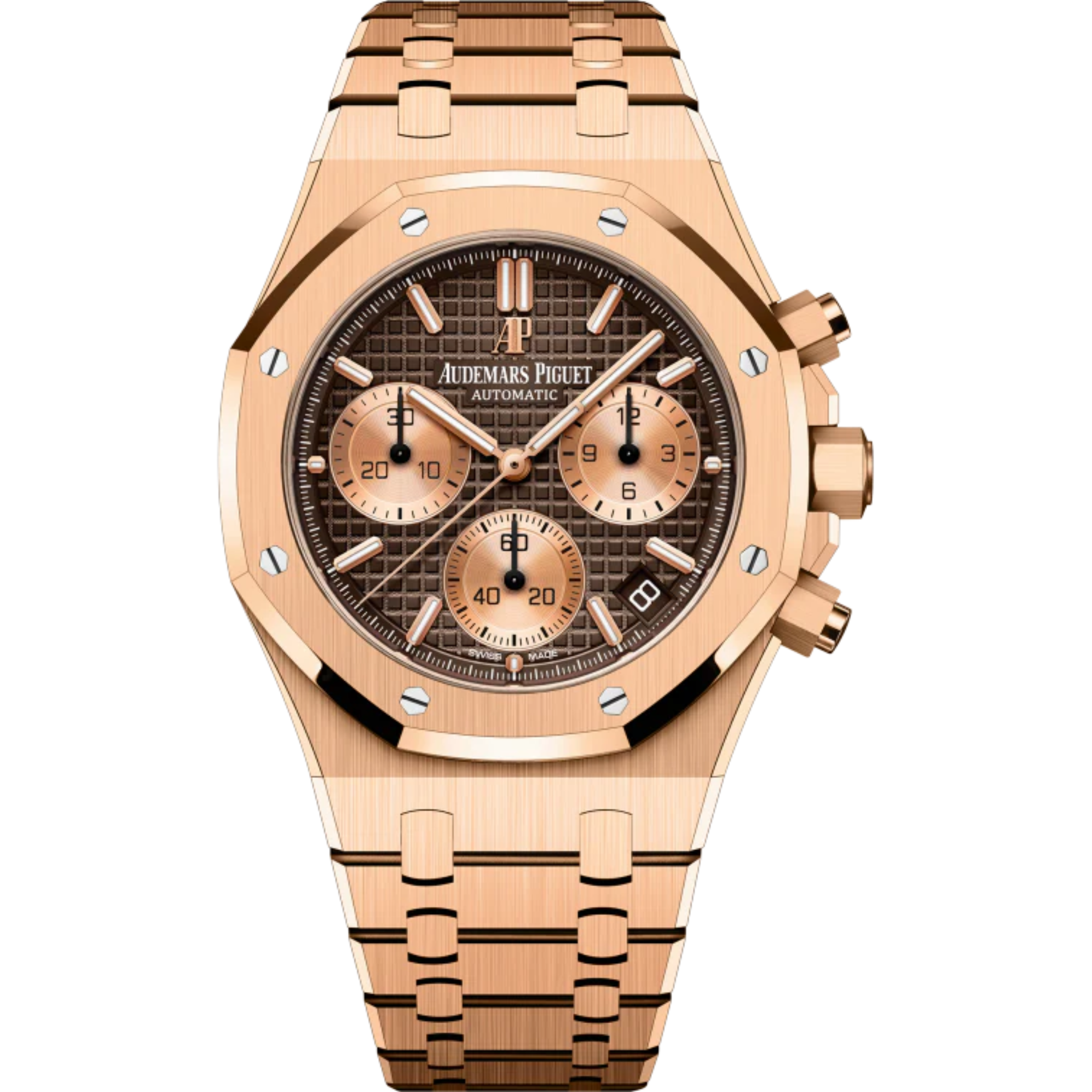 Audemars Piguet Royal Oak Ref. 26239OR.OO.1220OR.02 41MM Brown Dial and Rose Gold Bracelet - Audemars Piguet