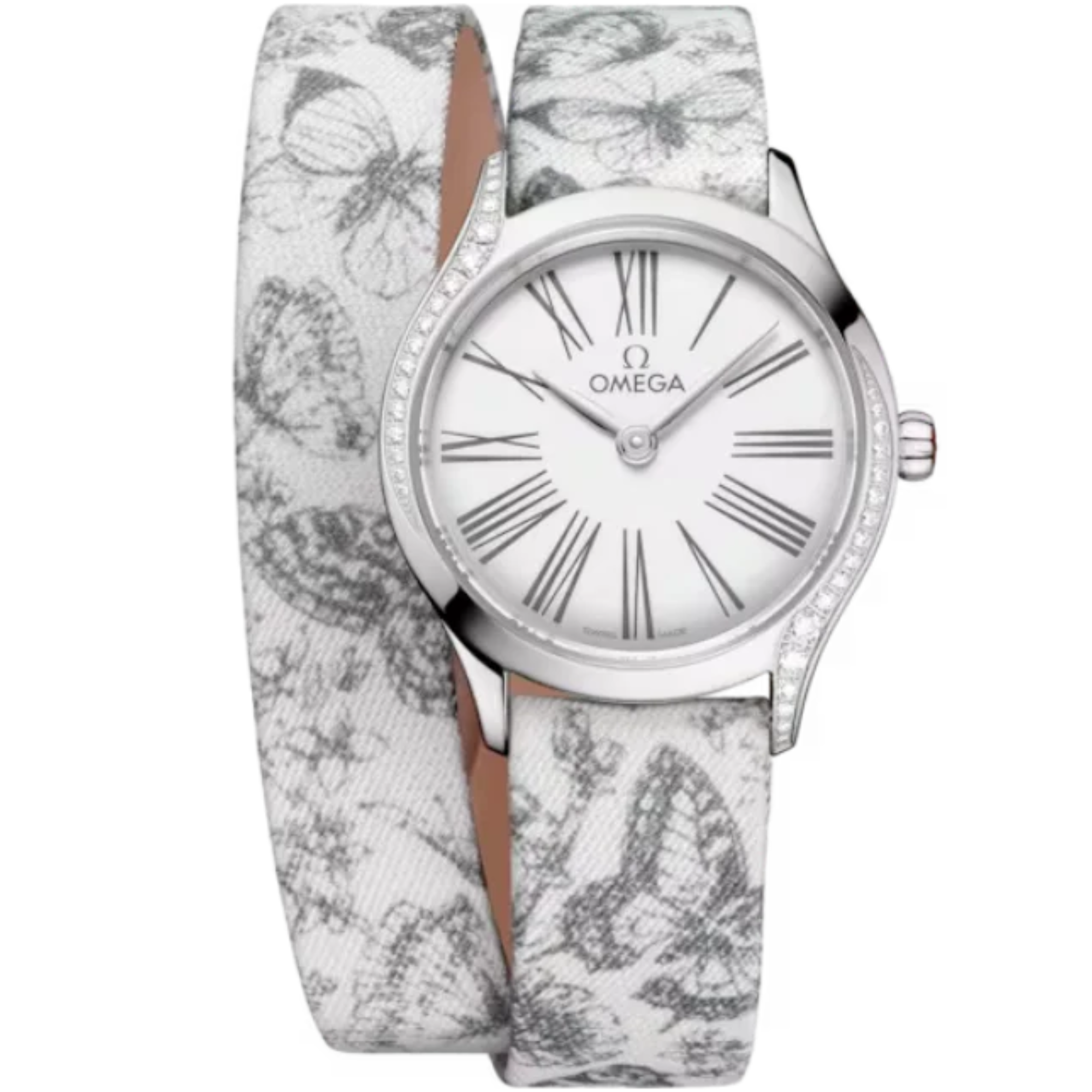 DE VILLE MINI TRÉSOR 26 MM STAINLESS STEEL WITH WHITE DIAL - Omega