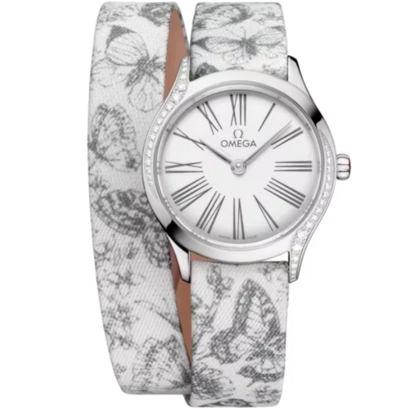 DE VILLE MINI TRÉSOR 26 MM STAINLESS STEEL WITH WHITE DIAL - Omega
