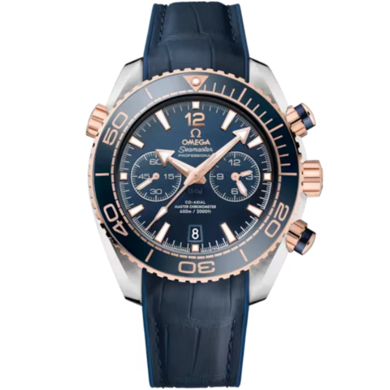 SEAMASTER PLANET OCEAN 600M 45 MM STAINLESS STEEL - SEDNA™ GOLD WITH BLUE DIAL - Omega
