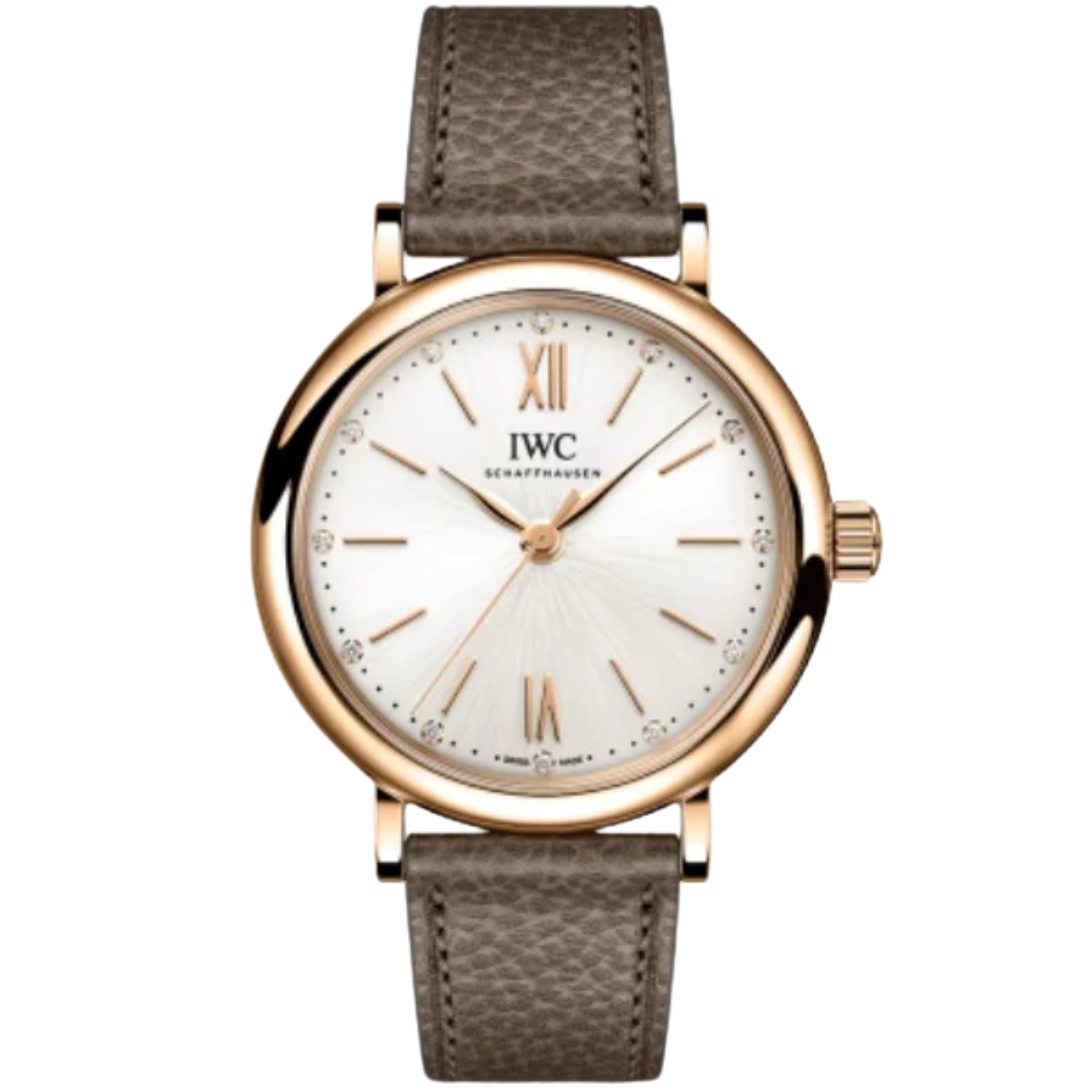 PORTOFINO AUTOMATIC 34 MM GOLD WITH WHITE DIAL - IWC
