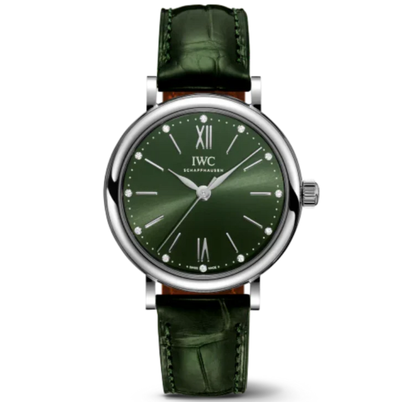 PORTOFINO AUTOMATIC 34 MM STAINLESS STEEL WITH GREEN DIAL - IWC