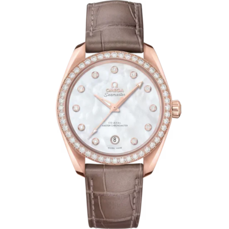 SEAMASTER AQUA TERRA 150M 38 MM SEDNA™ GOLD WITH MOTHER OF PEARL DIAL DIAL - Omega