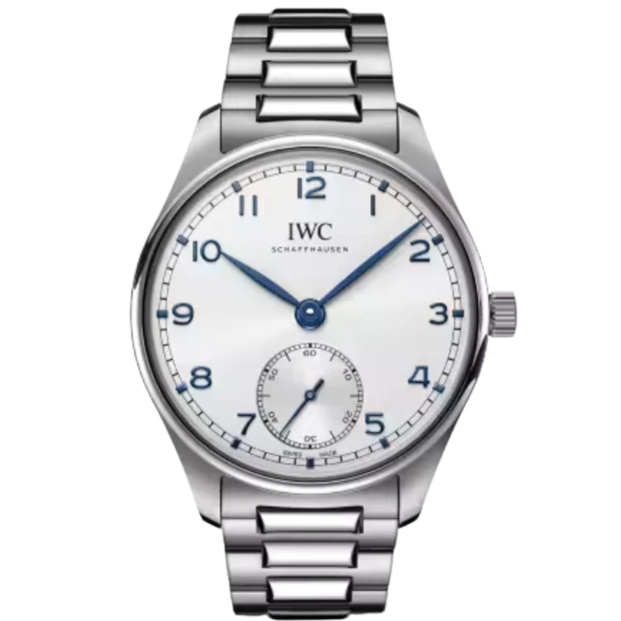 PORTUGIESER AUTOMATIC 40 MM STAINLESS STEEL WITH WHITE DIAL - IWC