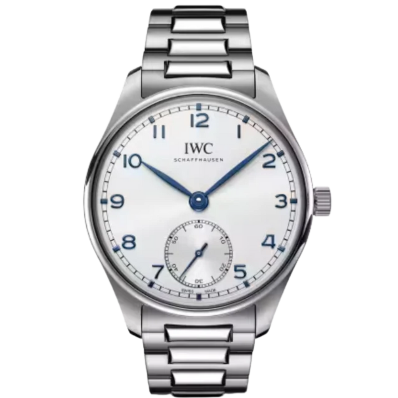 PORTUGIESER AUTOMATIC 40 MM STAINLESS STEEL WITH WHITE DIAL - IWC