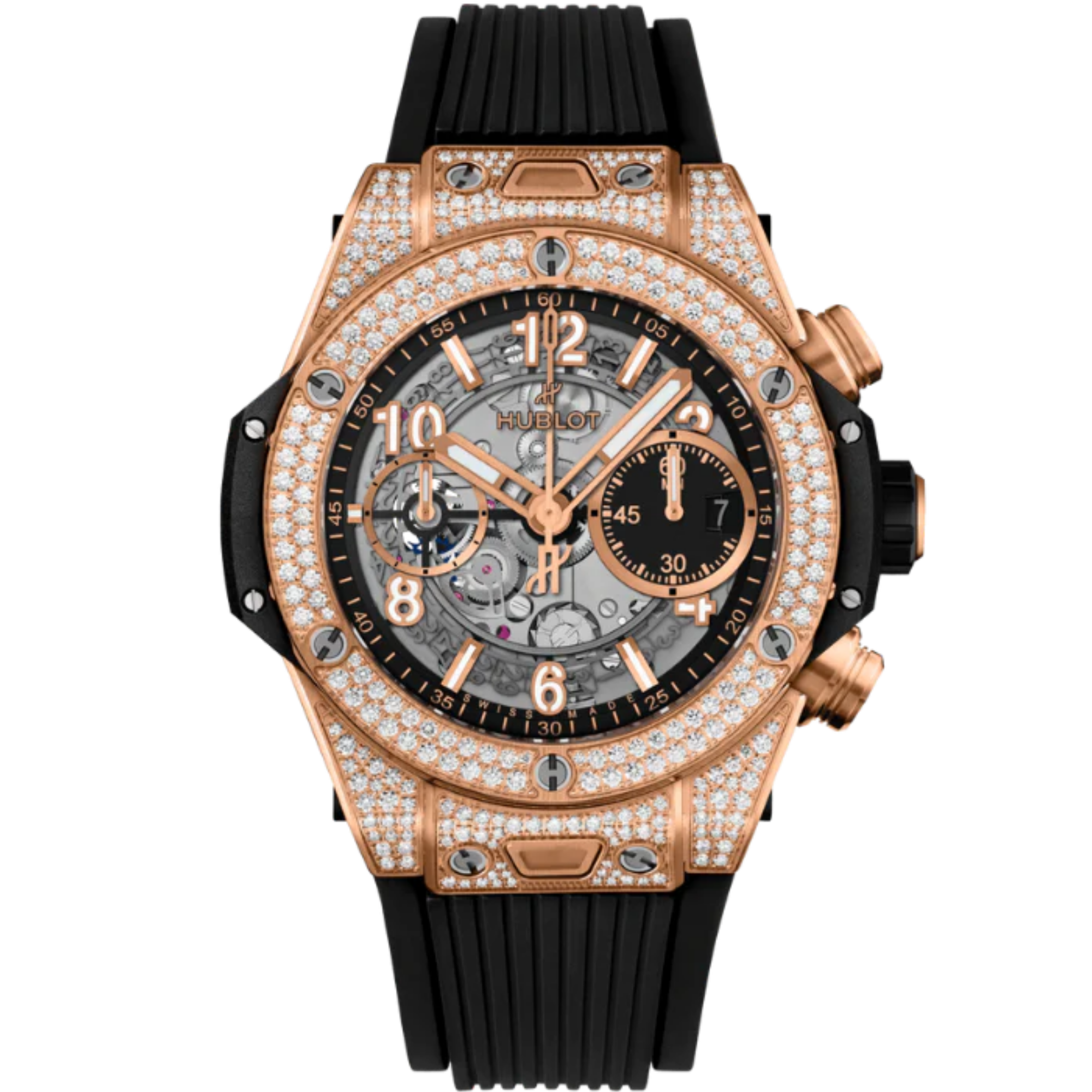 Big Bang 42mm UNICO KING GOLD PAVÉ - Hublot