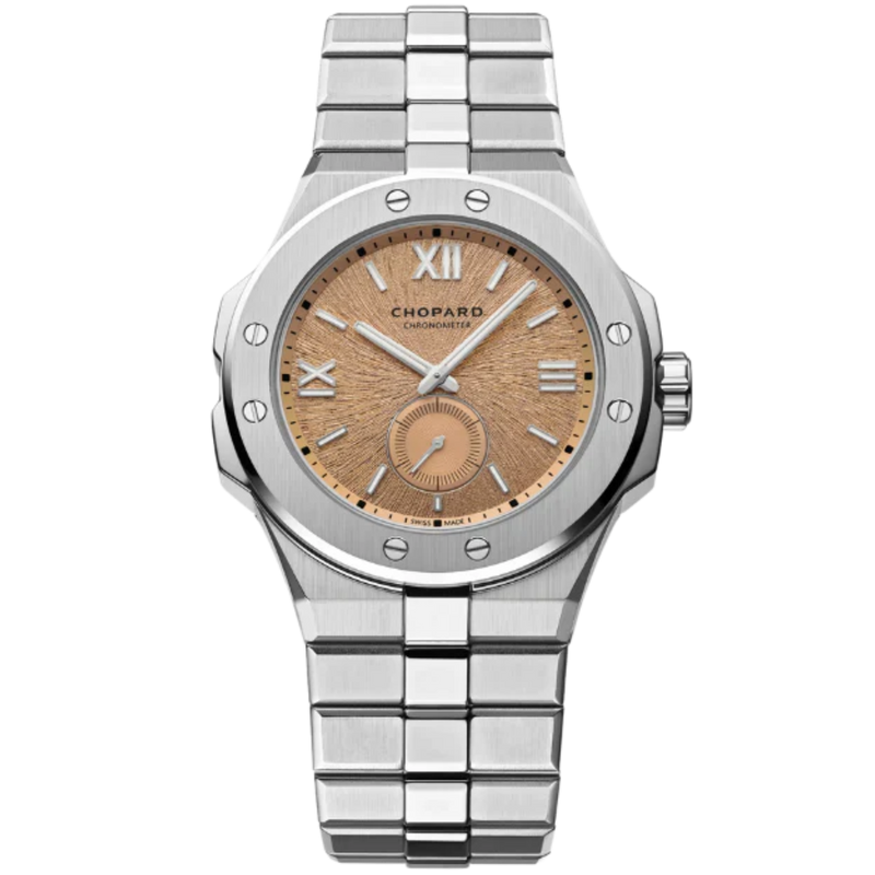 ALPINE EAGLE XPS 41 MM LUCENT STEEL™ WITH MONTE ROSA PINK DIAL - Chopard