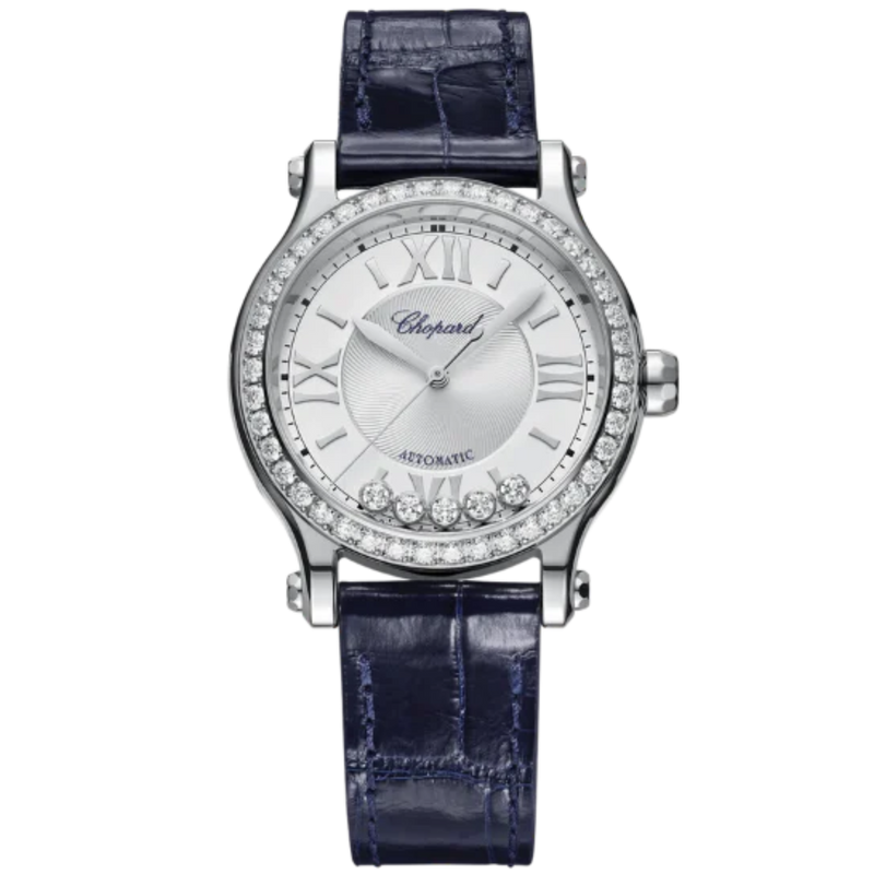 HAPPY SPORT 33 MM LUCENT STEEL™ WITH SILVER DIAL - Chopard