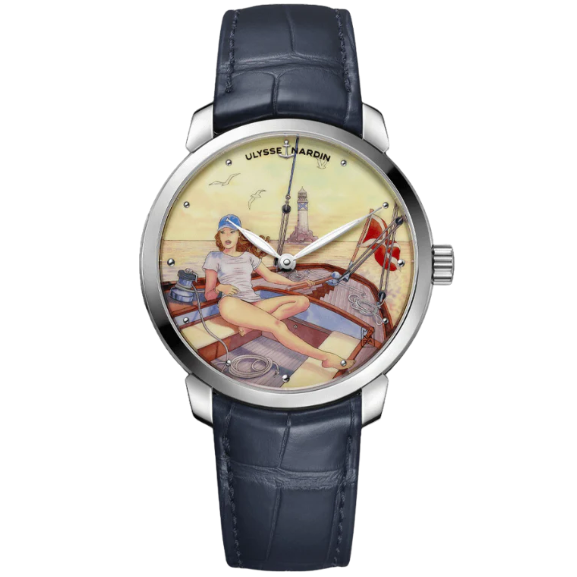 CLASSICO MANARA MANUFACTURE 40 MM STAINLESS STEEL WITH WHITE DIAL - Ulysse Nardin