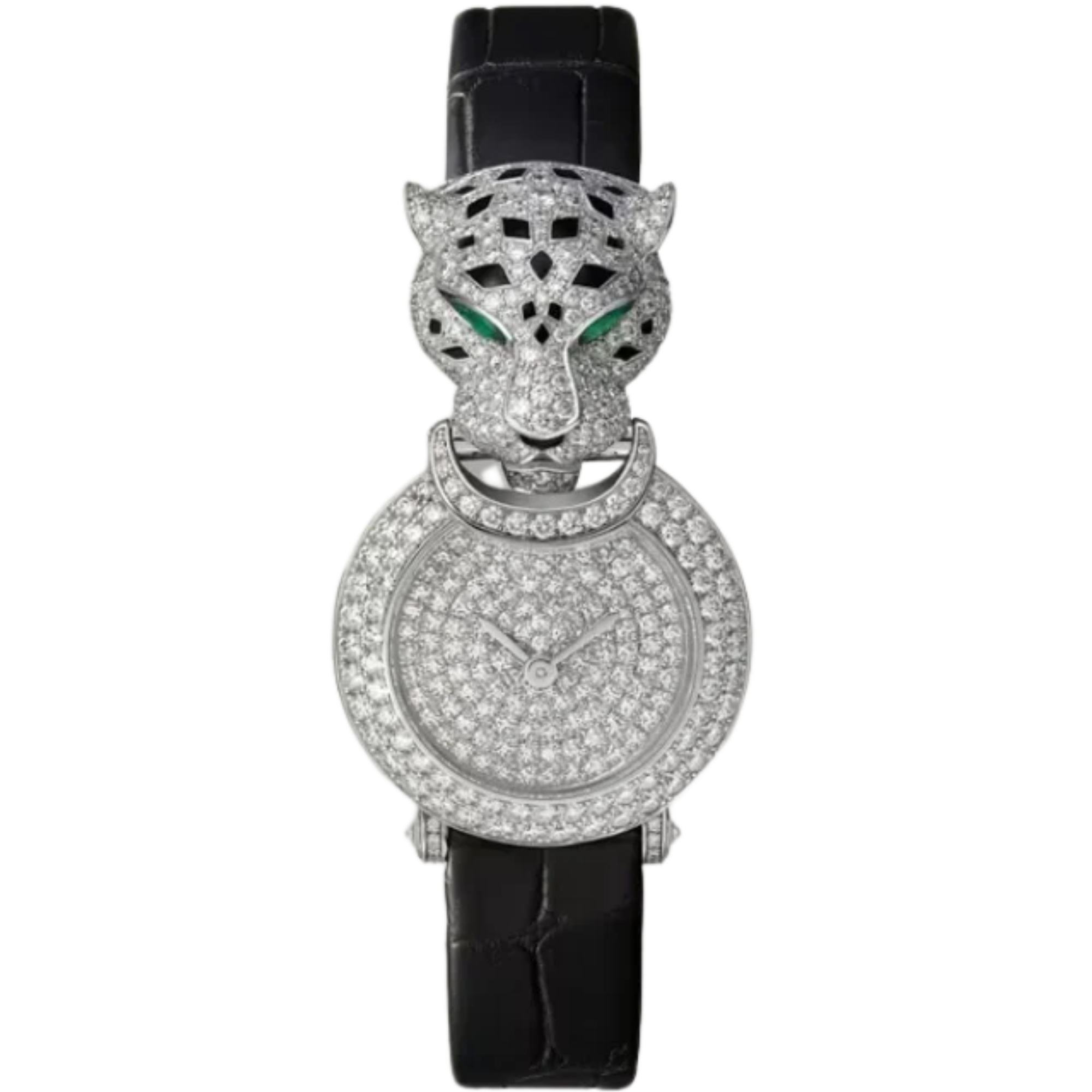 LA PANTHERE DE CARTIER 24 MM RHODIUMIZED WHITE GOLD WITH WHITE GOLD DIAL - Cartier