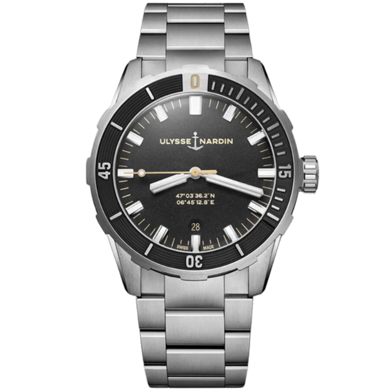 DIVER 42 MM STAINLESS STEEL WITH BLACK DIAL - Ulysse Nardin
