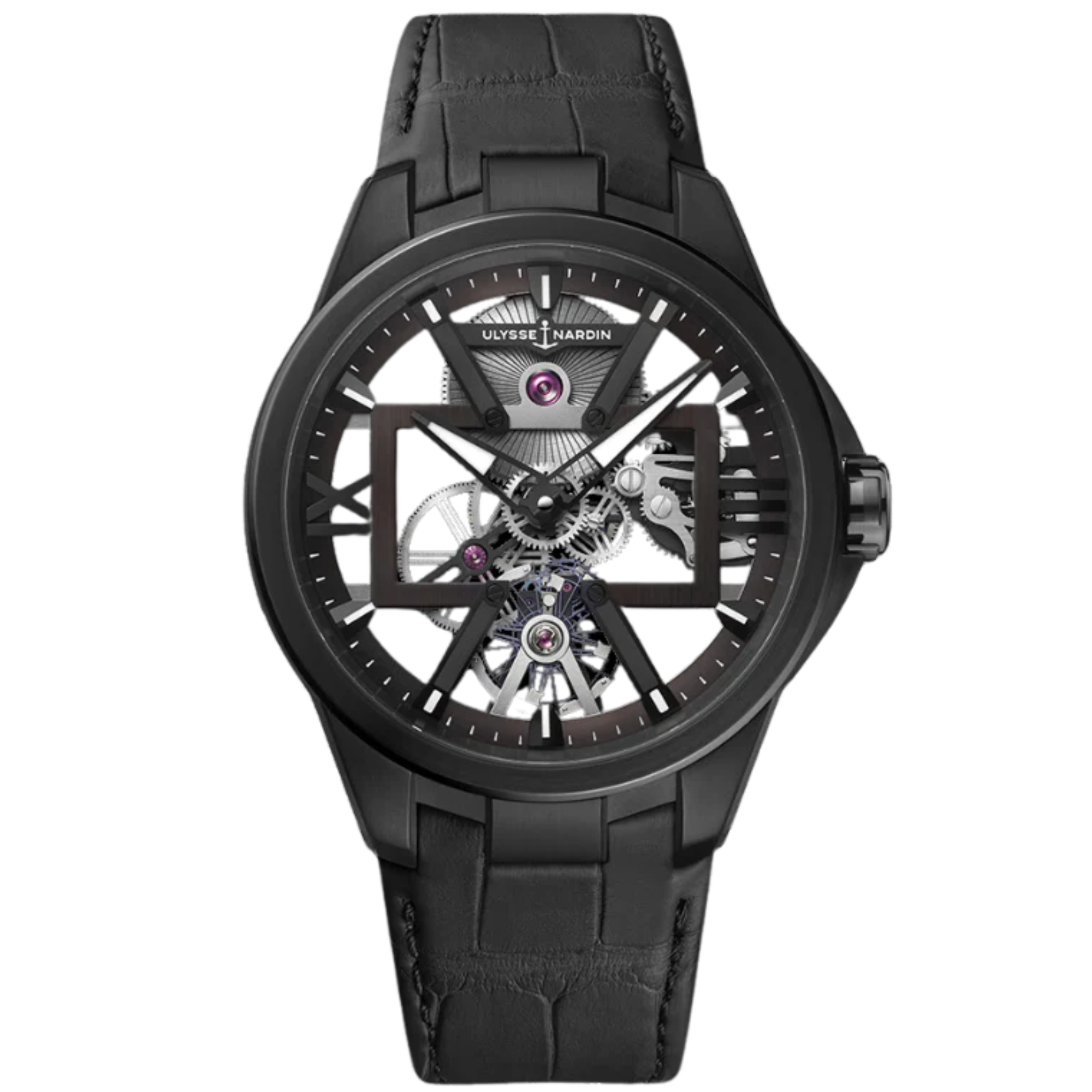 BLAST SKELETON X 42 MM TITANIUM WITH OPENWORKED DIAL - Ulysse Nardin