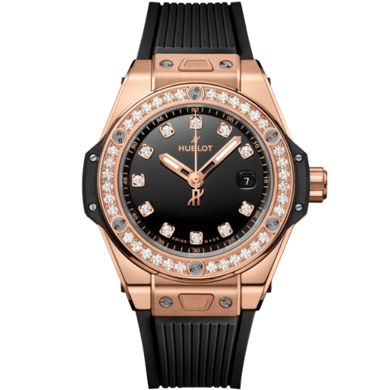 Big Bang 33mm ONE CLICK KING GOLD DIAMONDS MARKERS - Hublot