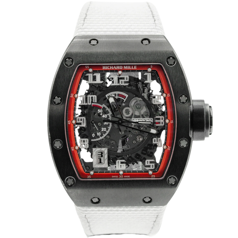 Richard Mille RM030 Black Knight - DLC / Red Rehaut on Velcro - Richard Mille