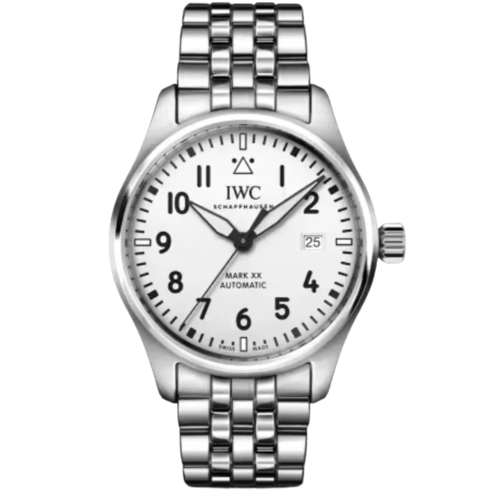 PILOT'S WATCH MARK XX 40 MM STAINLESS STEEL WITH WHITE DIAL - IWC