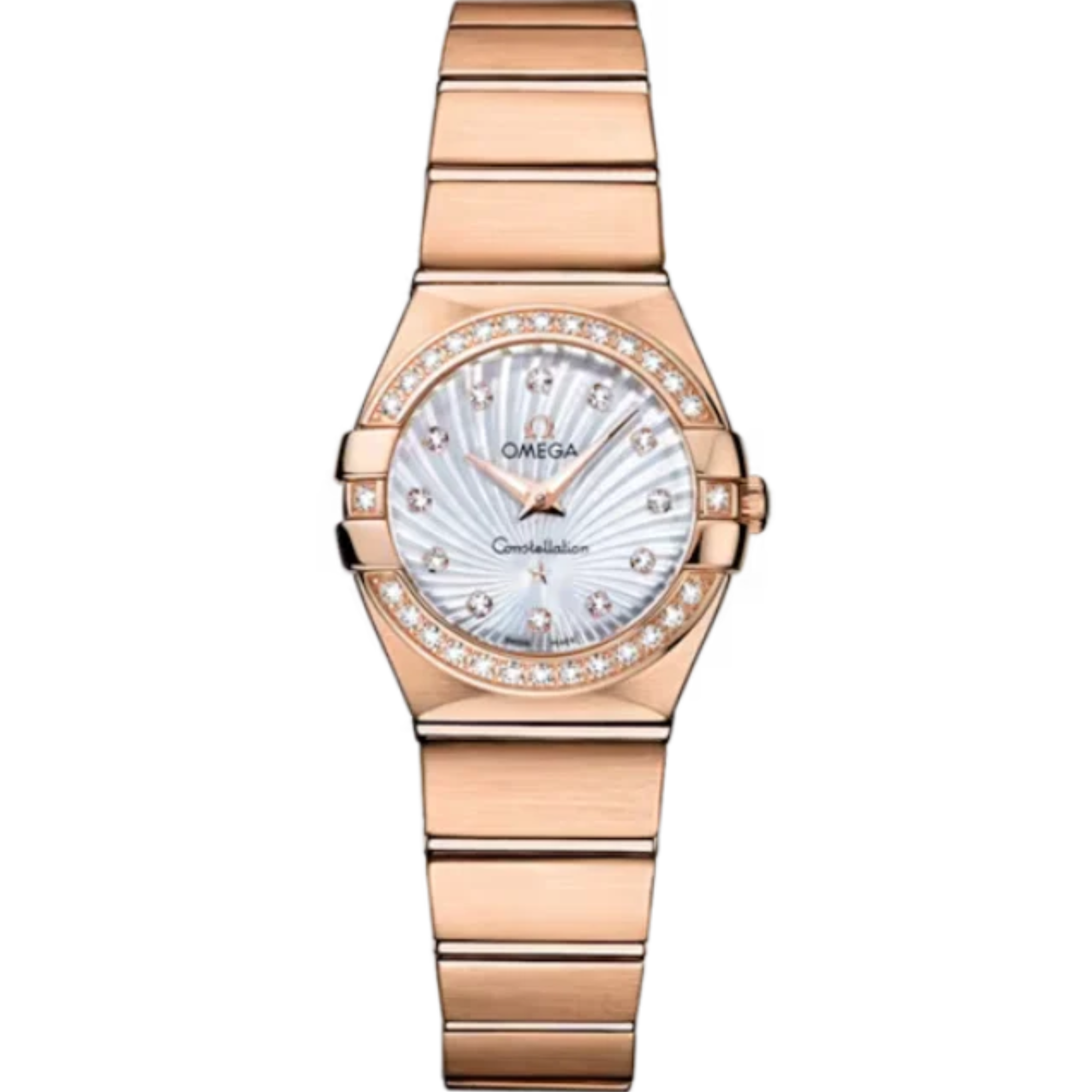 CONSTELLATION 24 MM RED GOLD WITH MOTHER OF PEARL DIAL - Omega