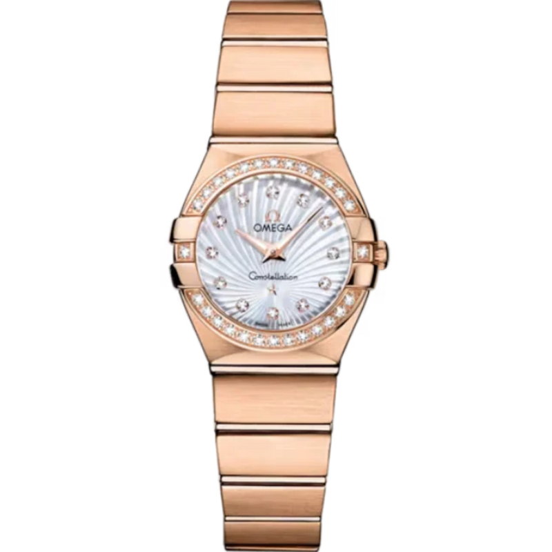 CONSTELLATION 24 MM RED GOLD WITH MOTHER OF PEARL DIAL - Omega