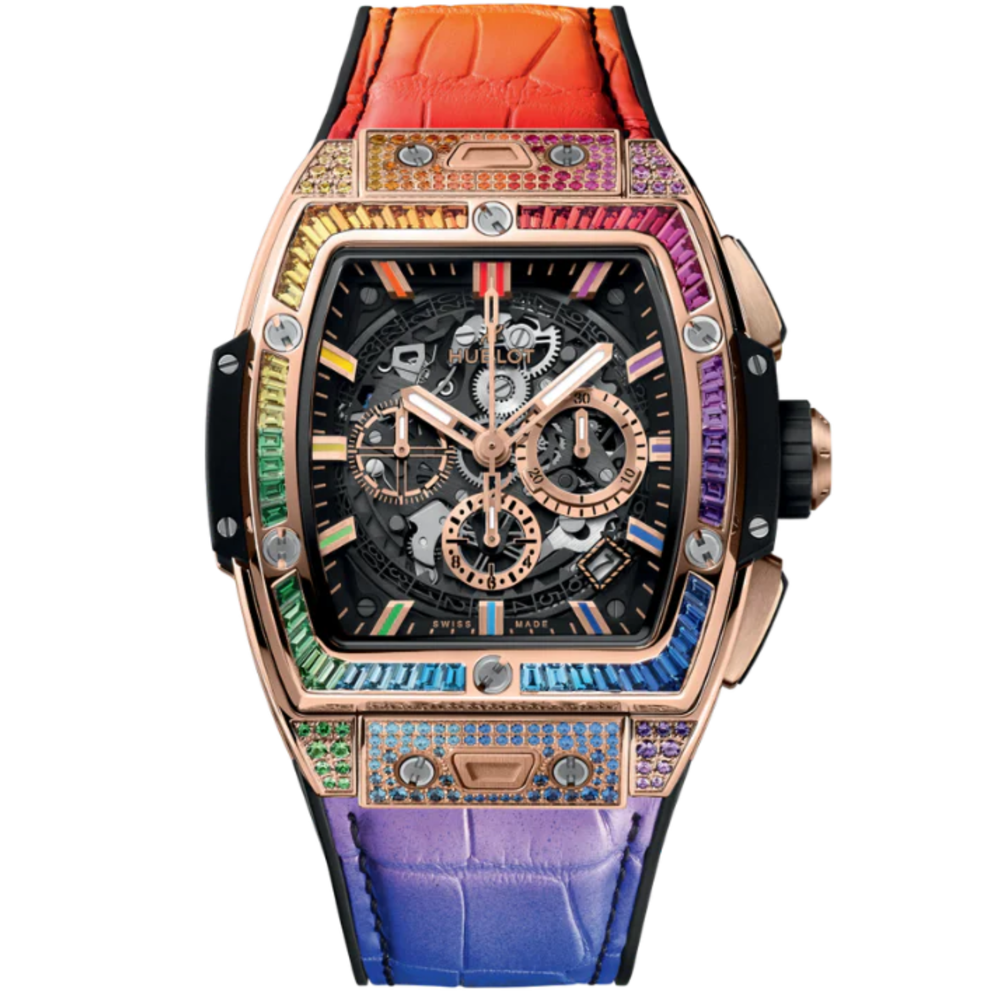 SPIRIT OF BIG BANG 42 MM KING GOLD RAINBOW - Hublot