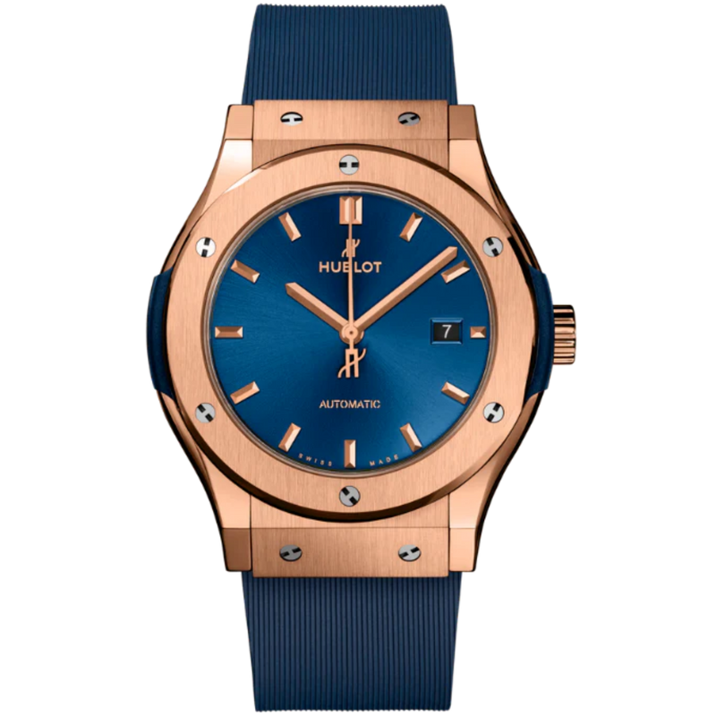 CLASSIC FUSION 3-HANDS 38MM KING GOLD BLUE - Hublot