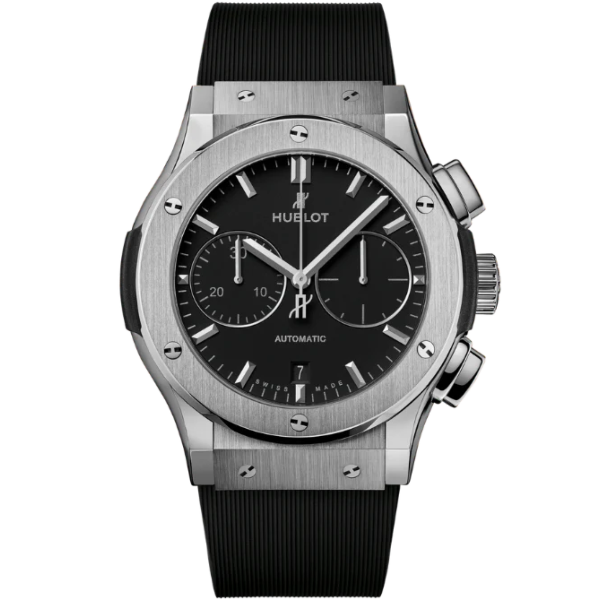 CLASSIC FUSION 45MM CHRONOGRAPH TITANIUM IN RUBBER STRAP - Hublot