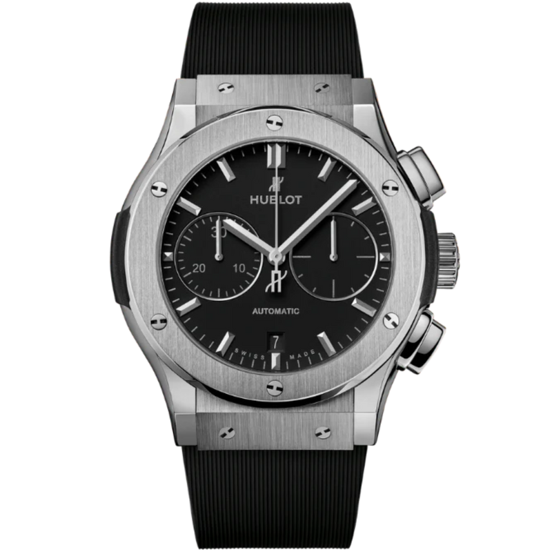 CLASSIC FUSION 45MM CHRONOGRAPH TITANIUM IN RUBBER STRAP - Hublot