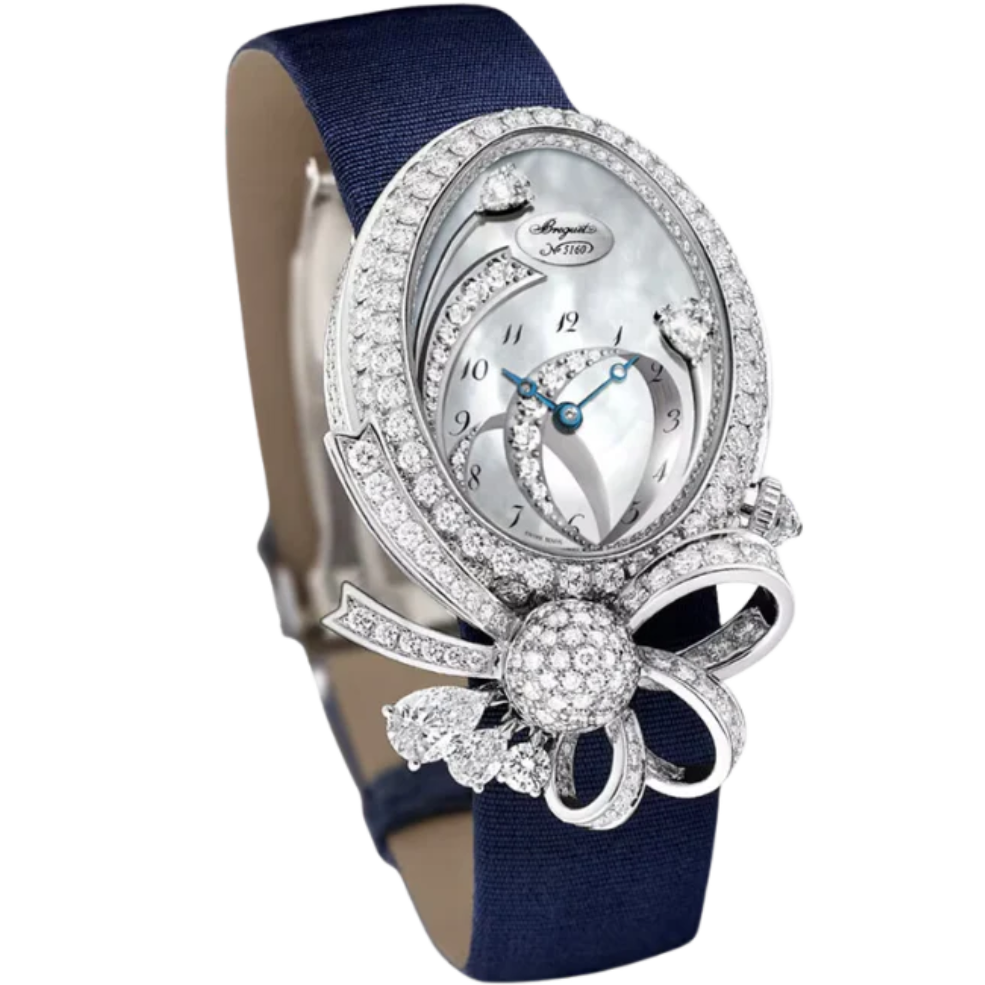 DESIR DE LA REINE GJ27BB8924DDD8 33 MM WHITE GOLD WITH MOTHER OF PEARL DIAL - Breguet