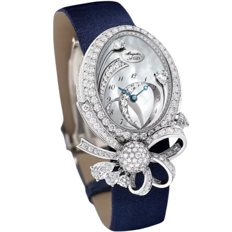 DESIR DE LA REINE GJ27BB8924DDD8 33 MM WHITE GOLD WITH MOTHER OF PEARL DIAL - Breguet