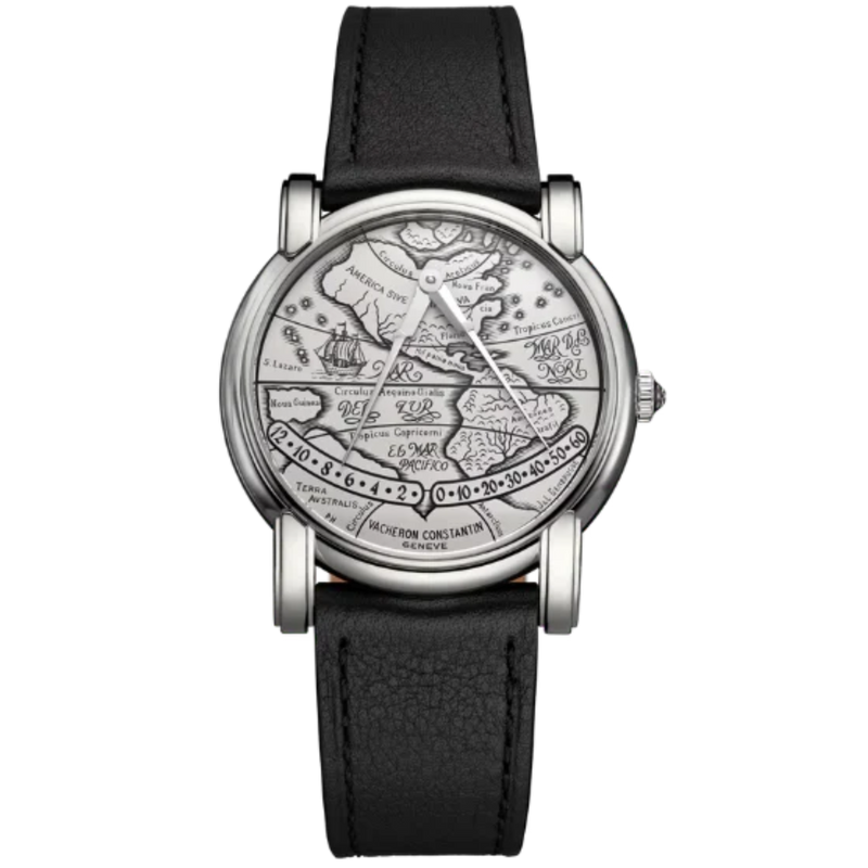 LES COLLECTIONNEURS MERCATOR 36 MM 950 PLATINUM WITH GOLD DIAL - Vacheron Constantin