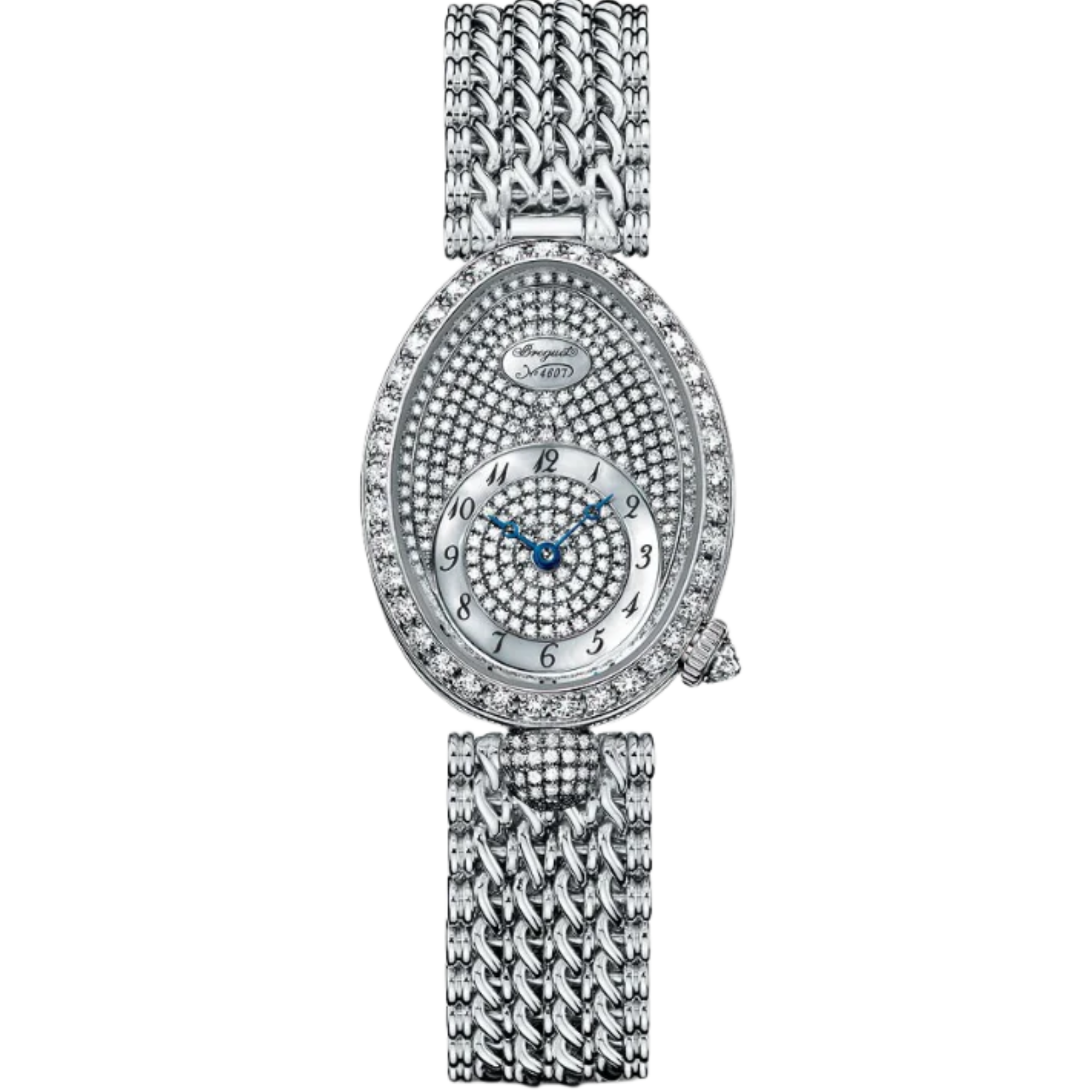 REINE DE NAPLES 8928 33 MM WHITE GOLD WITH MOTHER OF PEARL - DIAMONDS DIAL - Breguet