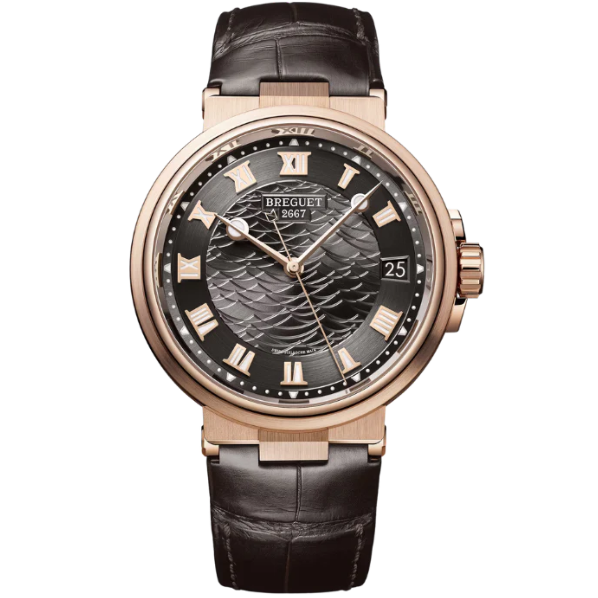 MARINE 5517 40 ROSE GOLD WITH SLATE GREY DIAL - Breguet