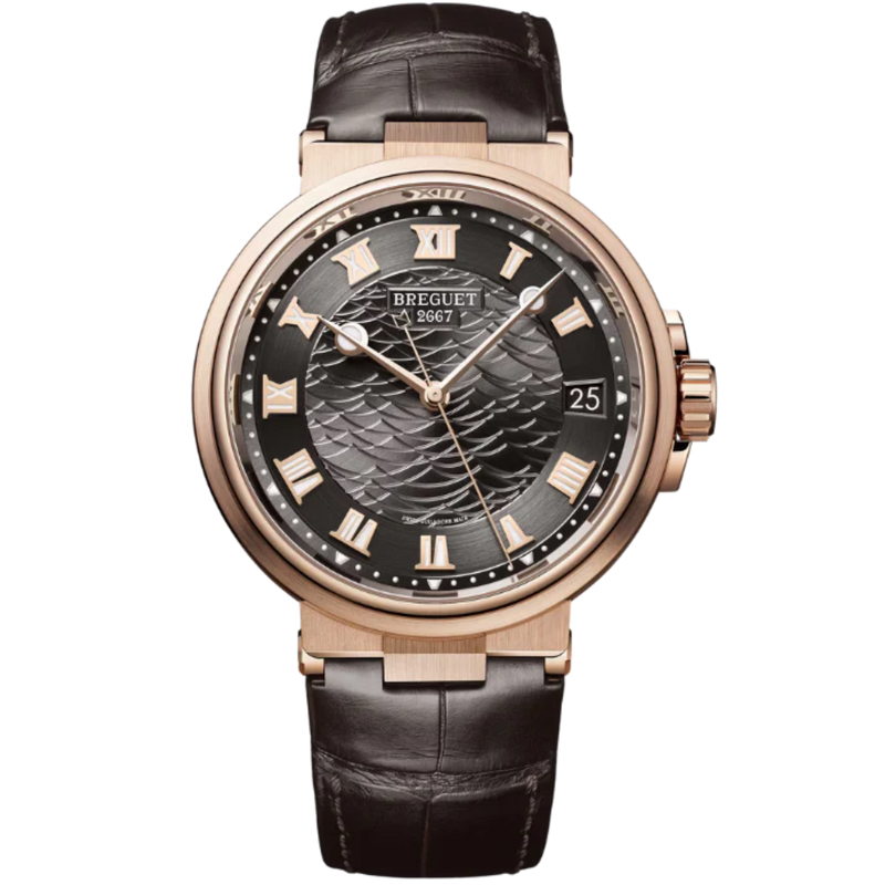 MARINE 5517 40 ROSE GOLD WITH SLATE GREY DIAL - Breguet