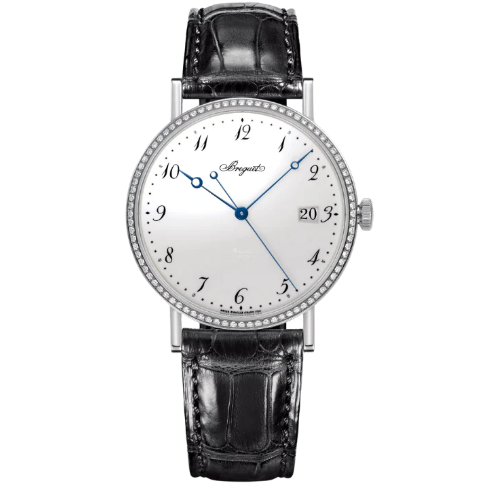 CLASSIQUE 5178 38 MM WHITE GOLD WITH WHITE "GRAND FEU" ENAMEL DIAL - Breguet