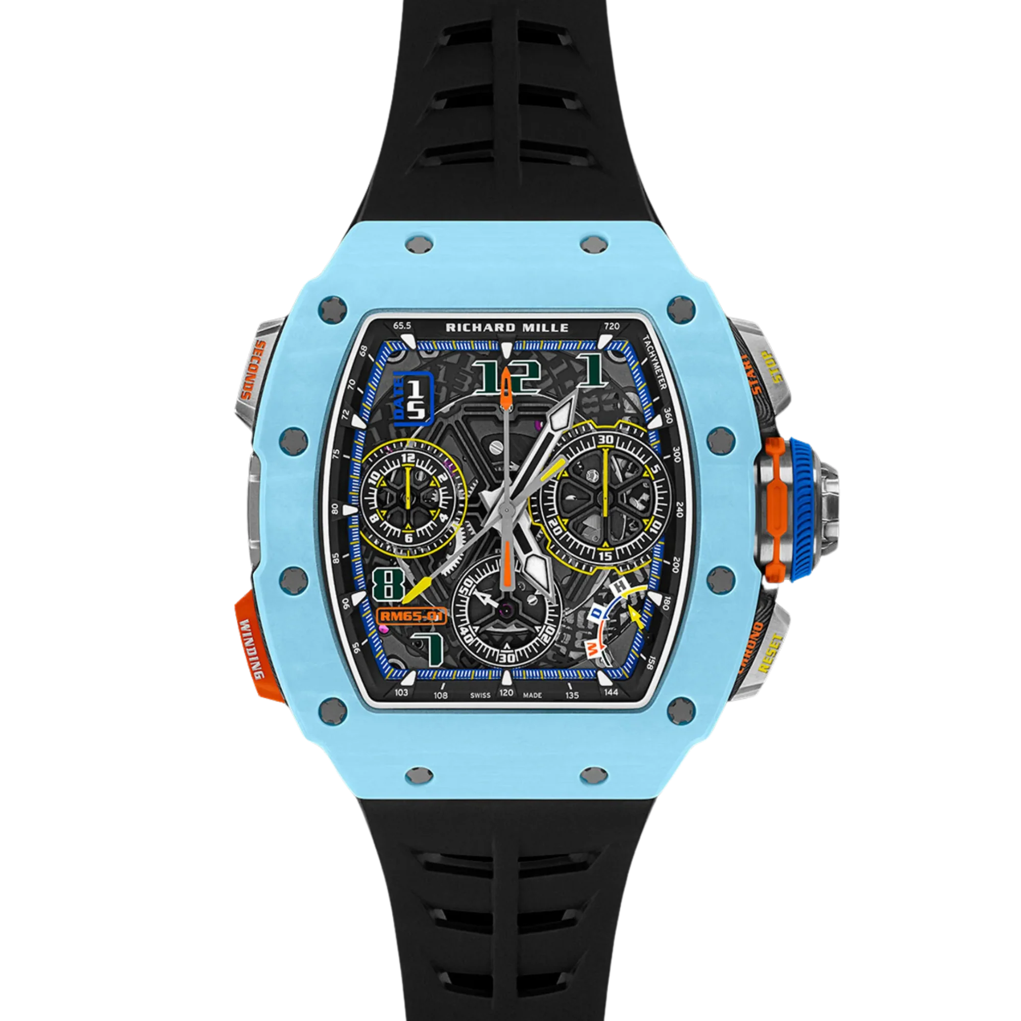 Richard Mille RM 65-01 Baby Blue NTPT Split Second Chronograph - Richard Mille