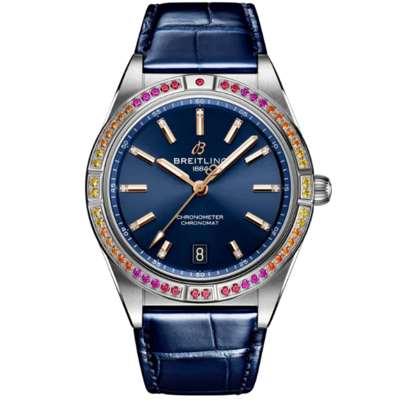 CHRONOMAT AUTOMATIC SOUTH SEA 36 MM STAINLESS STEEL WITH MIDNIGHT BLUE DIAL - Breitling