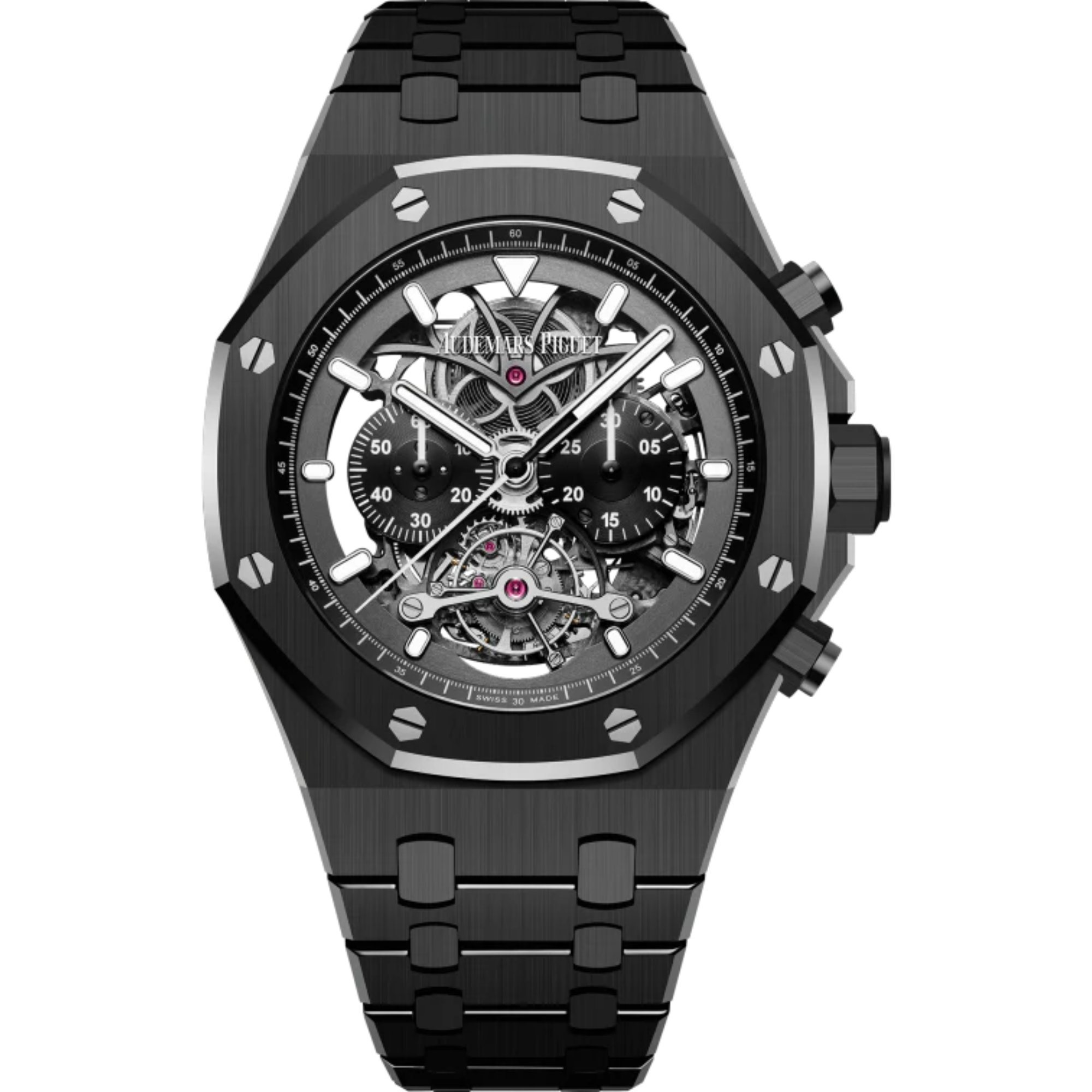 Audemars Piguet Royal Oak Ref. 26343CE.OO.1247CE.01 44MM Back Ceramic Tourbillon Chronograph - Audemars Piguet