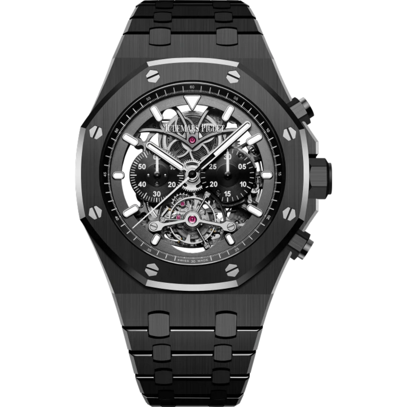 Audemars Piguet Royal Oak Ref. 26343CE.OO.1247CE.01 44MM Back Ceramic Tourbillon Chronograph - Audemars Piguet