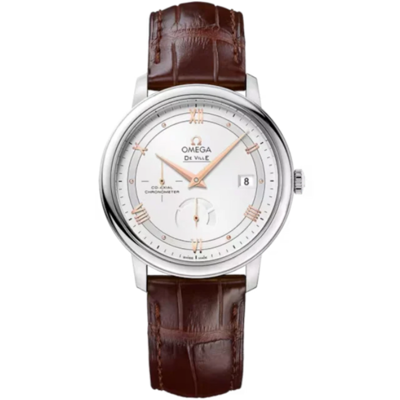 DE VILLE PRESTIGE 39 MM STAINLESS STEEL WITH SILVER DIAL - Omega