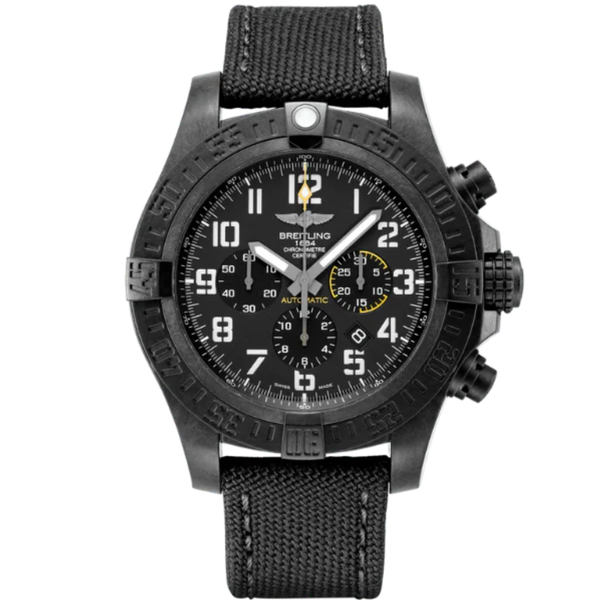 AVENGER HURRICANE 12H 50 MM BREIGHTLIGHT® WITH BLACK DIAL - Breitling