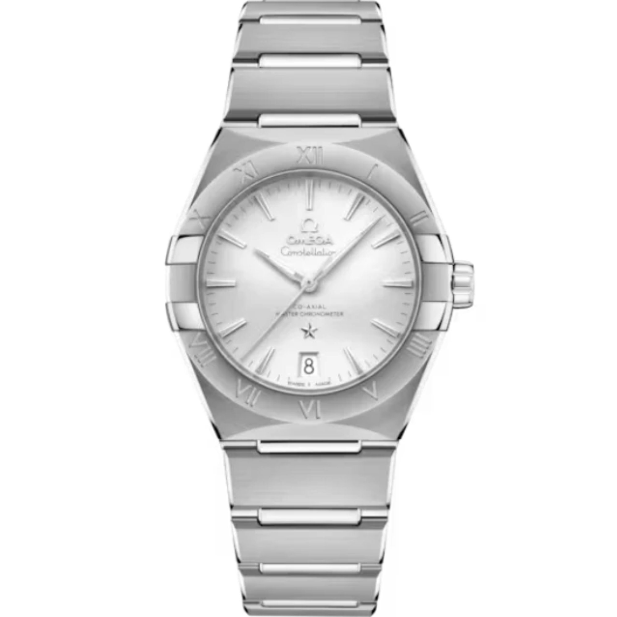 CONSTELLATION 36 MM STAINLESS STEEL WITH SILVER DIAL - Omega
