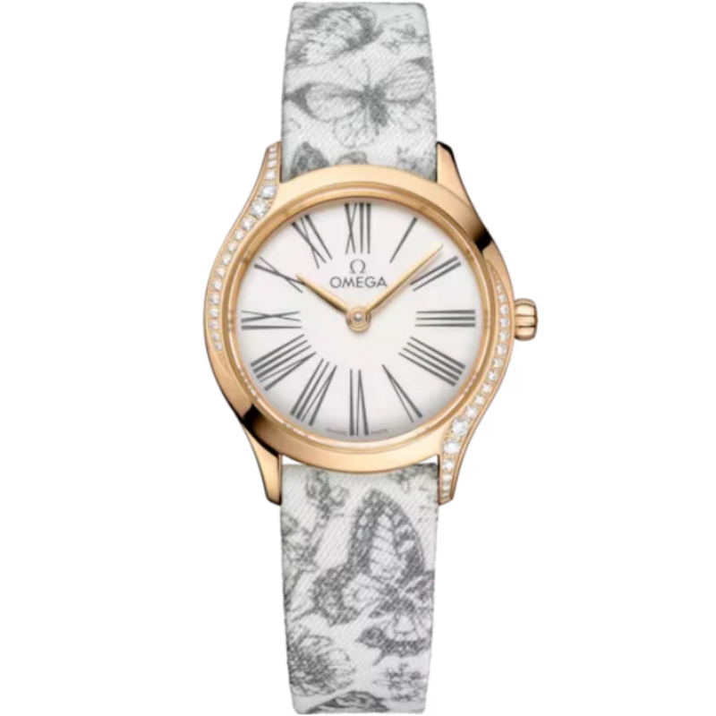 DE VILLE MINI TRÉSOR 26 MM MOONSHINE™ GOLD WITH WHITE DIAL - Omega