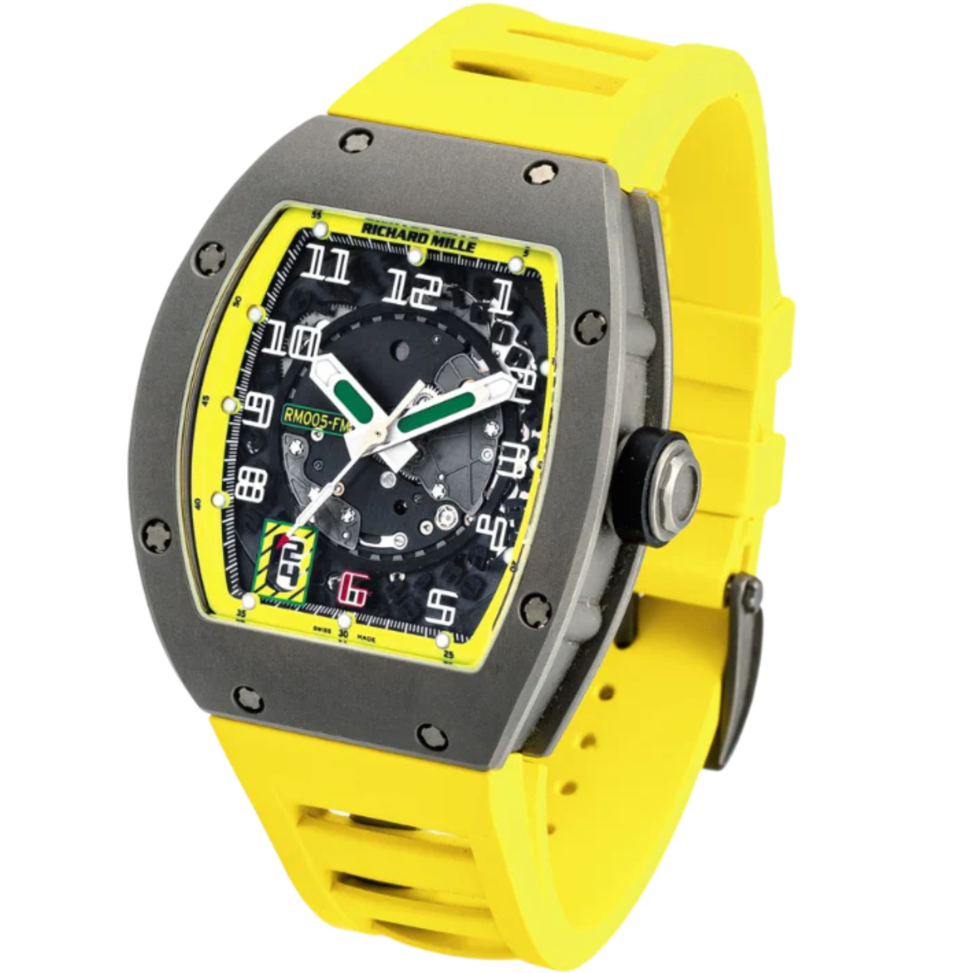 RM 005 Automatic Black Rubber Strap Limited Edition Titanium Case - Richard Mille