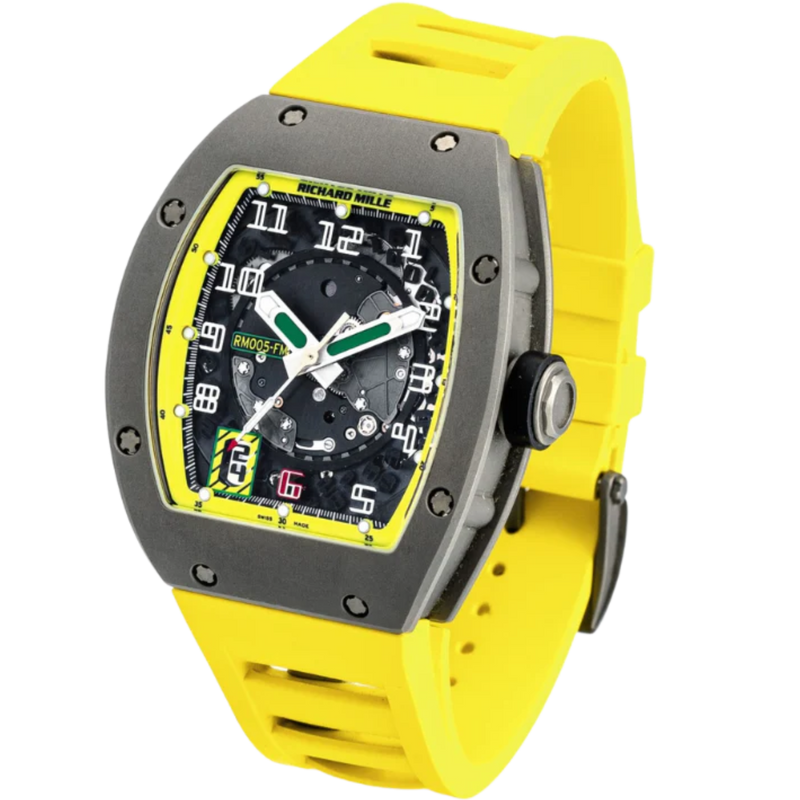 RM 005 Automatic Black Rubber Strap Limited Edition Titanium Case - Richard Mille