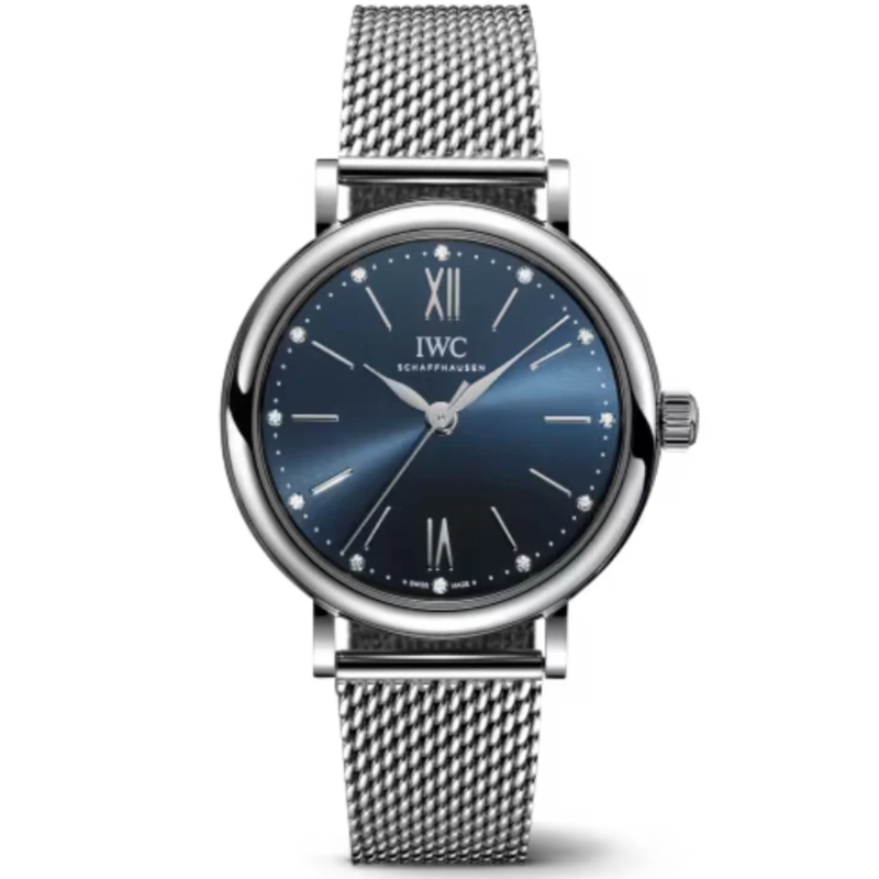PORTOFINO AUTOMATIC 34 MM STAINLESS STEEL WITH BLUE DIAL - IWC