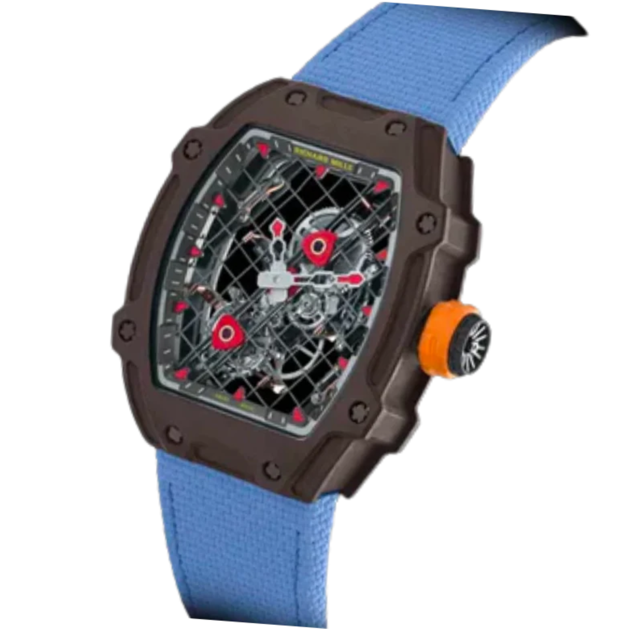 RM 027 Rafael Nadal Tourbillon Manual Winding Rubber Strap TitaCarb Case - Richard Mille