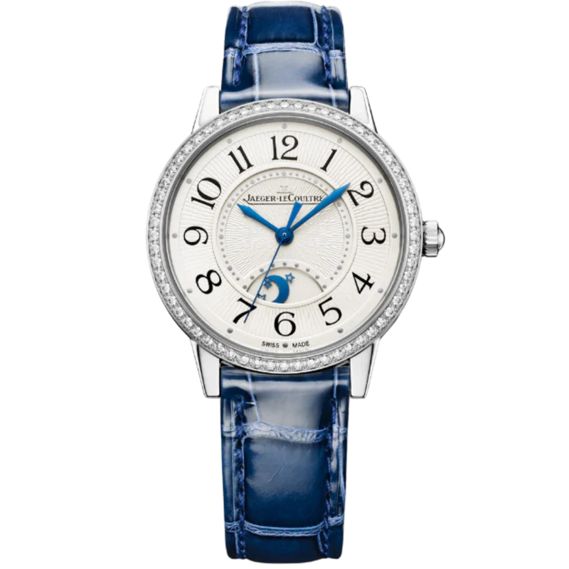RENDEZ-VOUS CLASSIC NIGHT & DAY 34 MM STAINLESS STEEL WITH SILVER GREY GUILLOCHE DIAL - Jaeger-LeCoultre