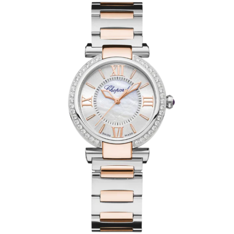 IMPERIALE 29 MM ETHICAL ROSE GOLD - LUCENT STEEL™ WITH SILVER - MOTHER OF PEARL DIAL - Chopard